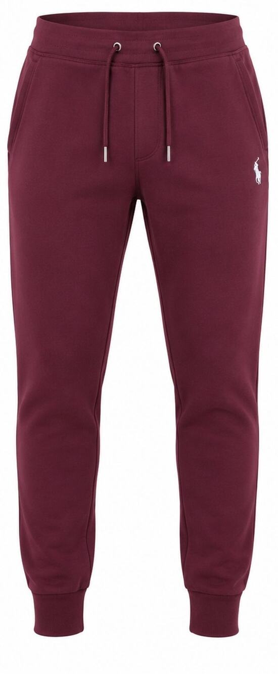 Polo Ralph Lauren Men’s L Burgundy Jogger Sweatpants Drawstring New Without Tags